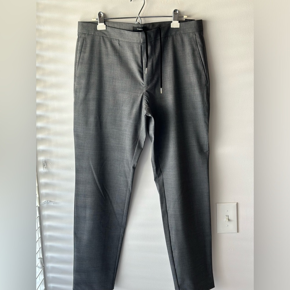 Like New Theory Drawstring and Button Dress Slacks